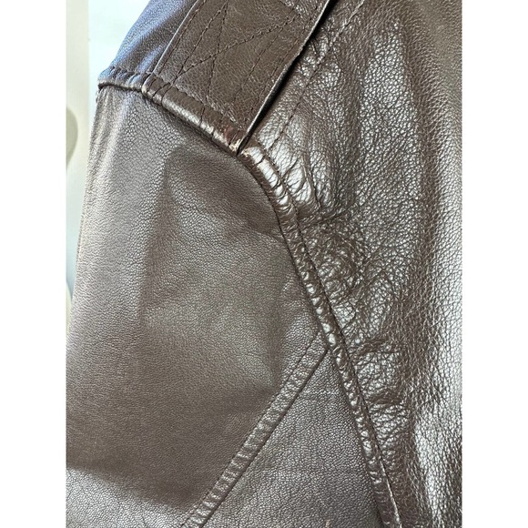 Cooper Type A 2 Goatskin Leather Flight Bomber Jacket Distressed USA Made 48L - Picture 7 of 16